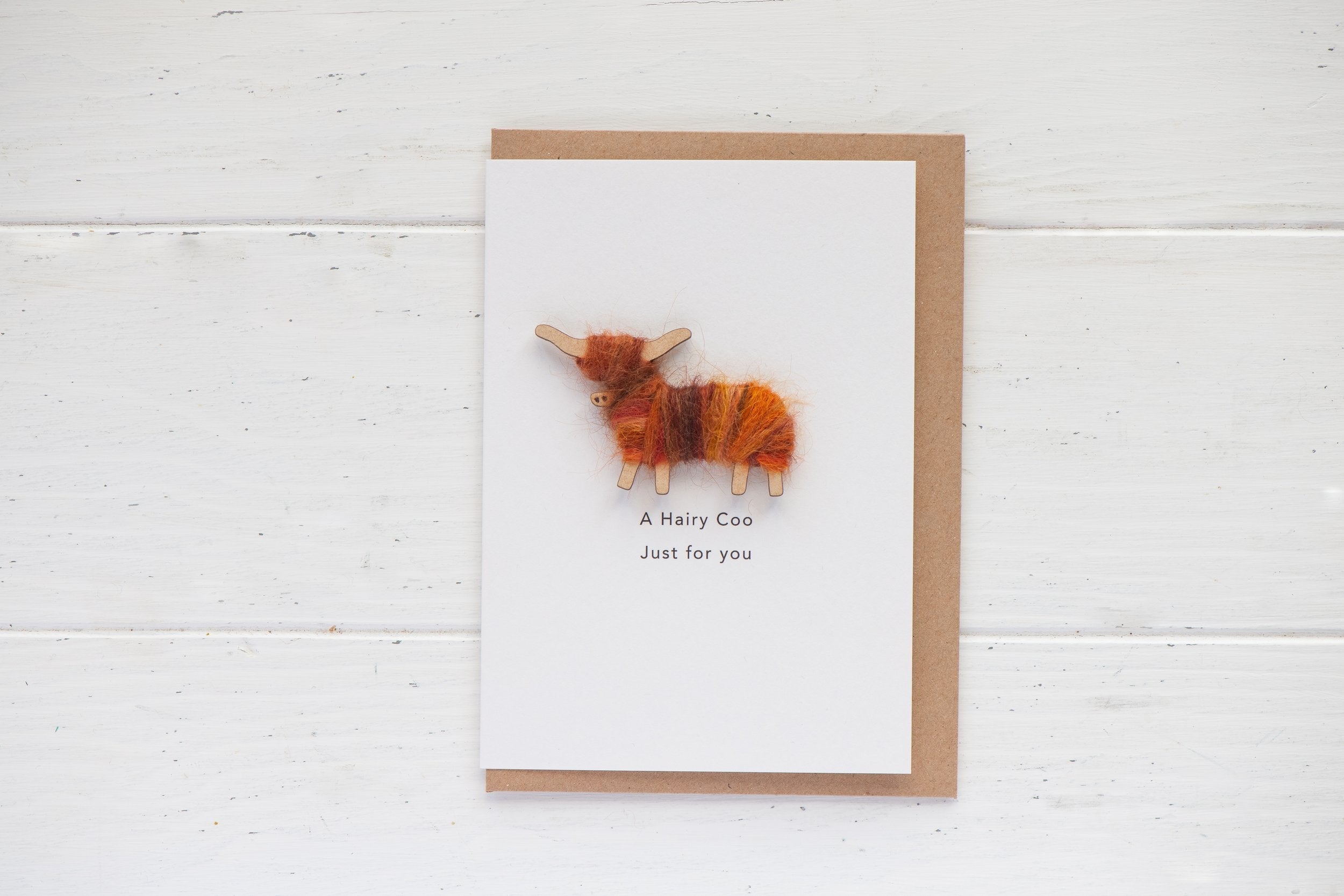 Hairy Coo Card | Hairy Coo | Scottish Creations