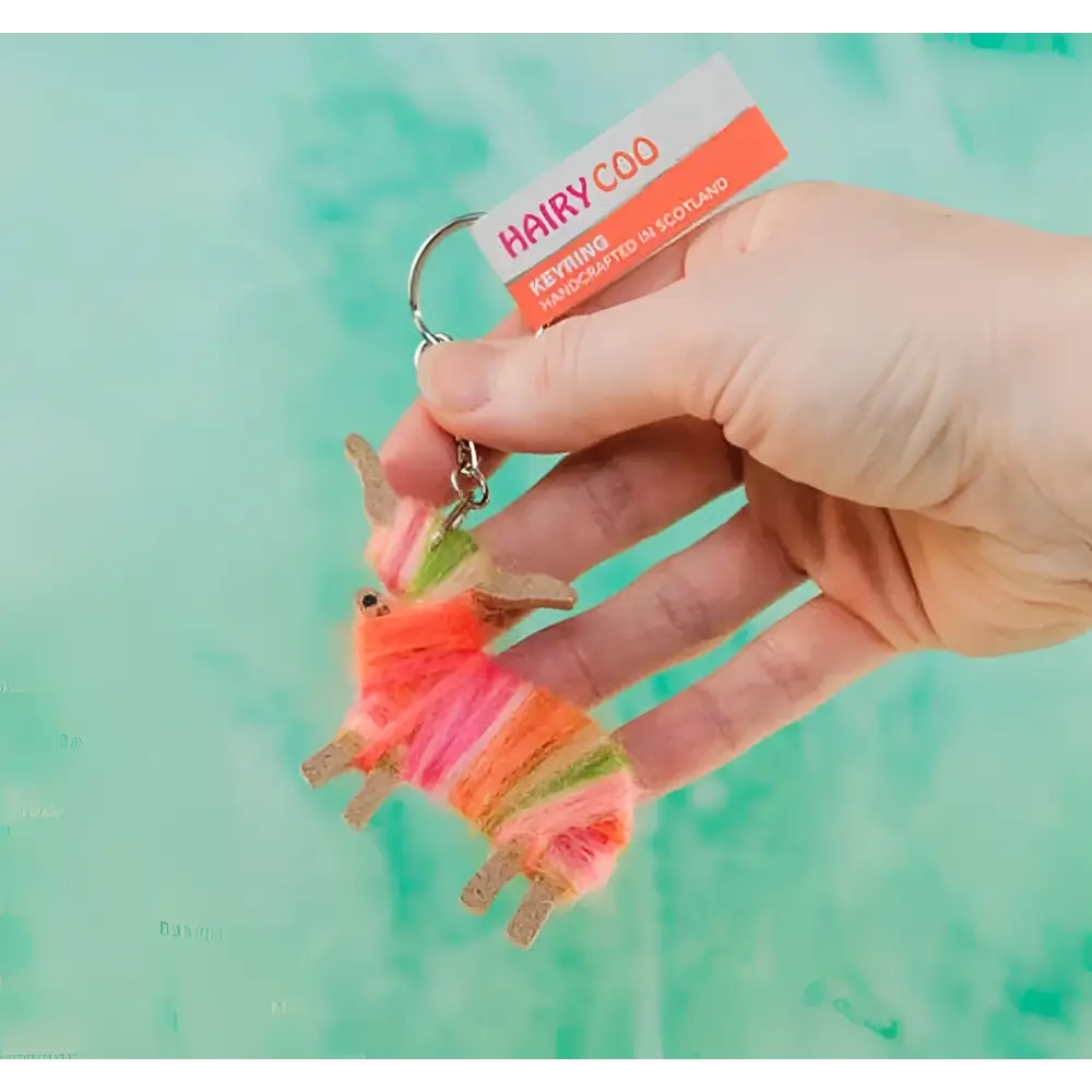 Hairy Coo Key Ring - Isla - Scottish Home