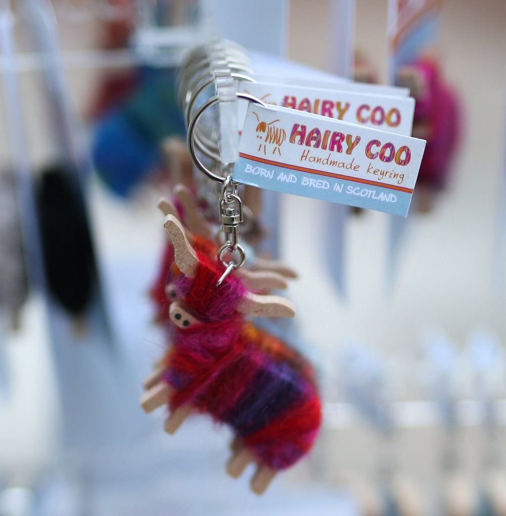 Hairy Coo Keyring | Hairy Coo | Scottish Creations