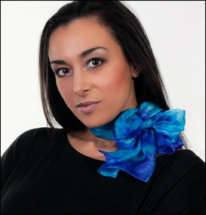 Hand Dyed Silk Scarves | Ladycrow Silks | Scottish Creations