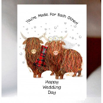 Happy Wedding Day Card | Wee Wishes | Scottish Creations