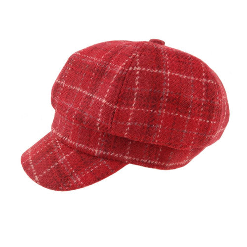 Harris Tweed Baker Boy Hat | Glen Appin | Scottish Creations