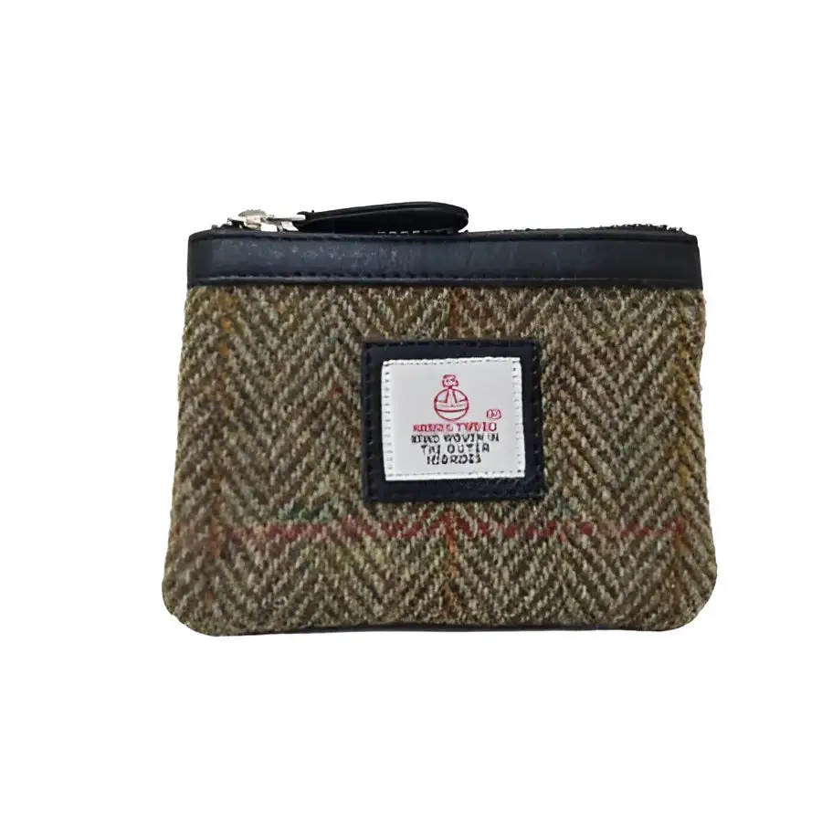 Harris Tweed Coin Purse - Country Green