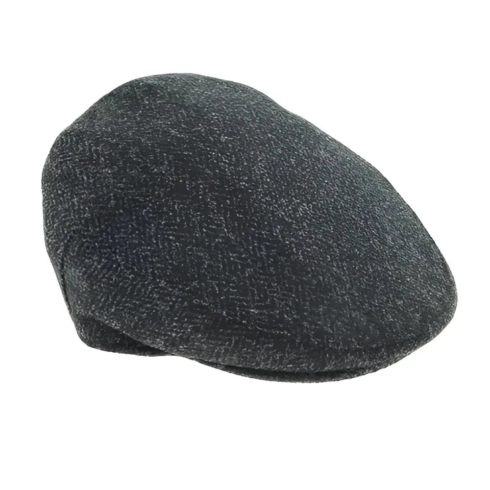 Harris Tweed County Cap - Charcoal / Medium