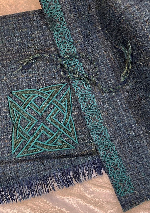 Harris Tweed Hebridean Poncho | Anna MacNeil | Scottish Creations