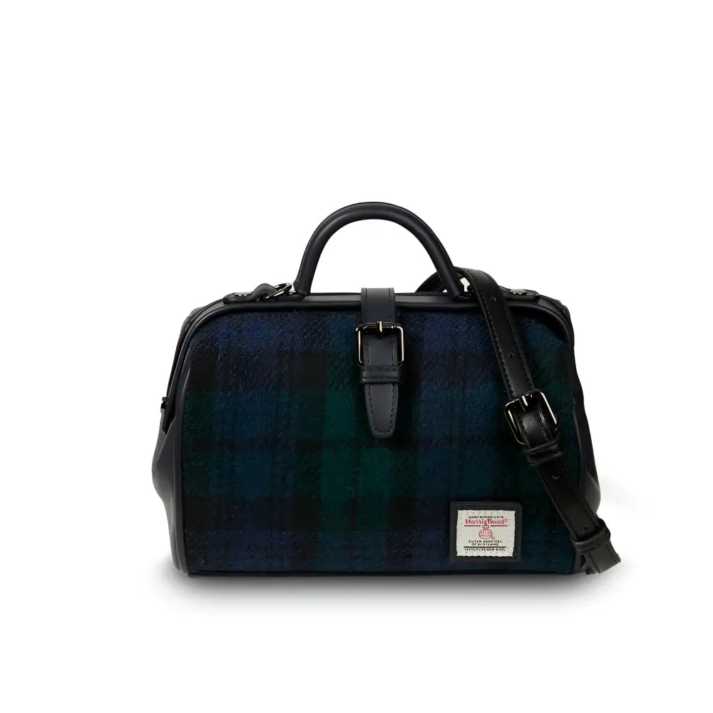 Harris Tweed Medium Doctor’s Bag - Black Watch