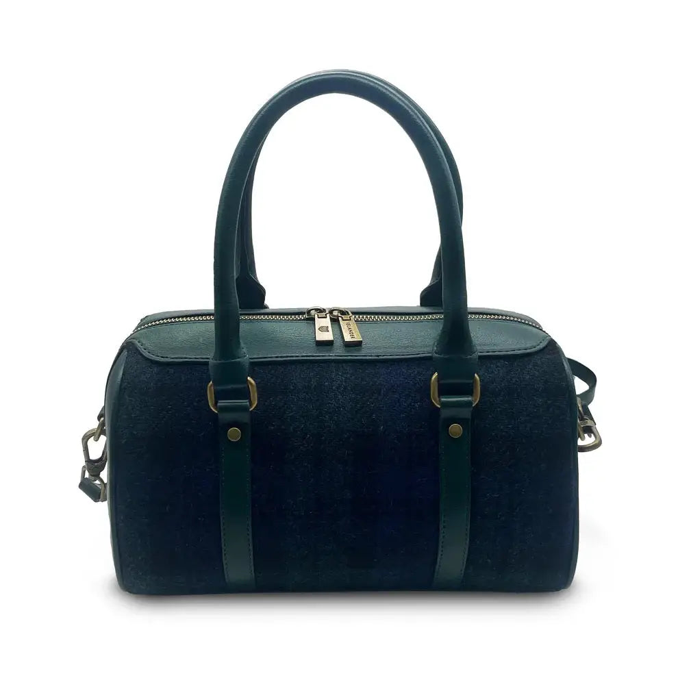 Harris Tweed Medium Duffel Bag - Black Watch