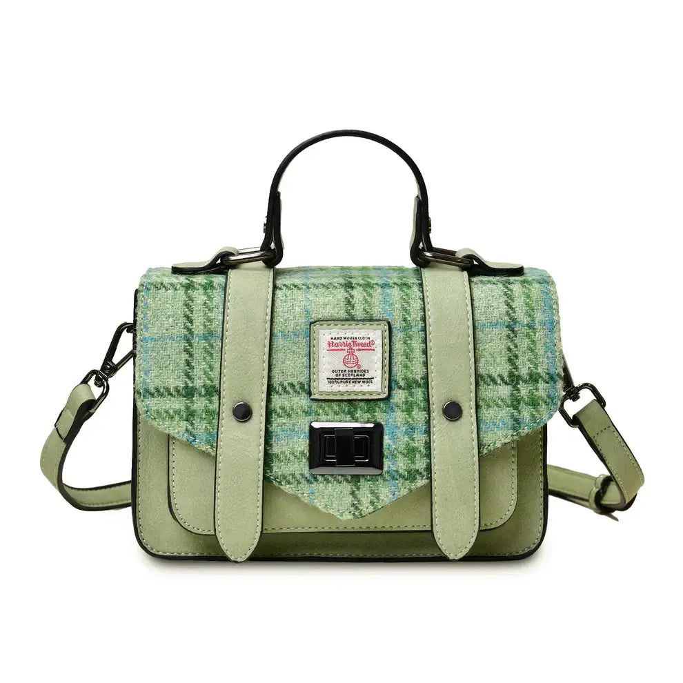 Harris Tweed Mini Satchel - Mint - Bag