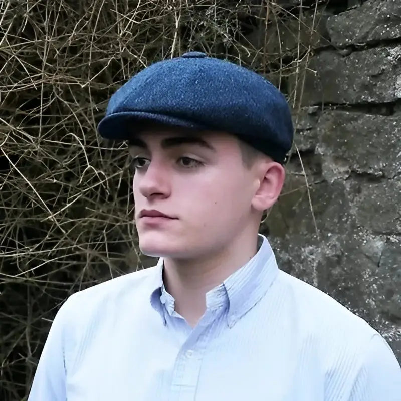 Harris Tweed Shelby Cap