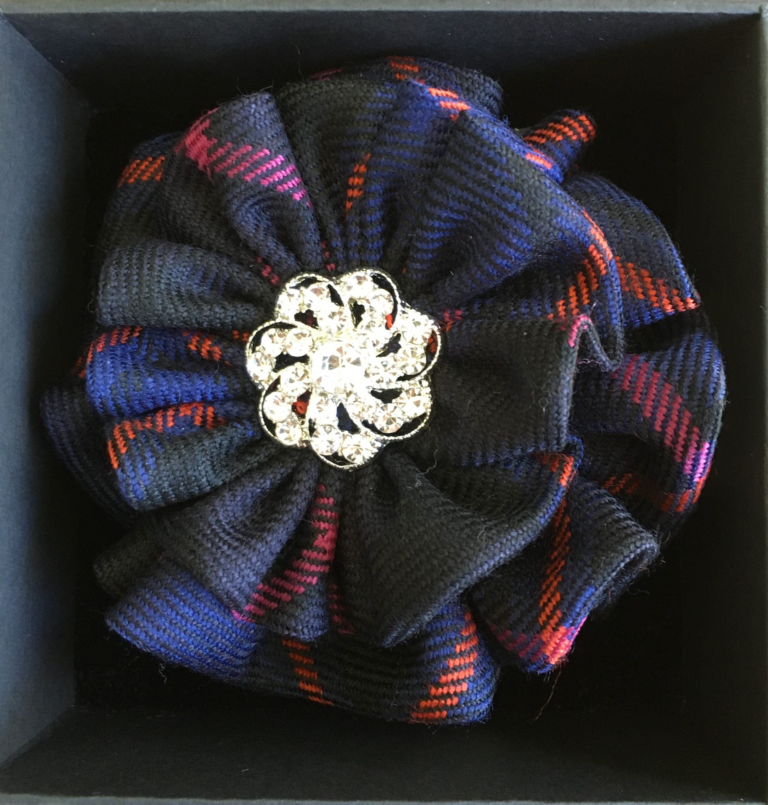 Tartan on sale brooch flower