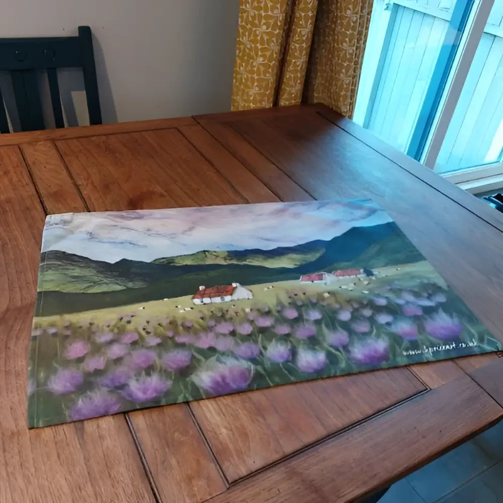 Kitchen Towel - ’Highland Croft - Thistles Bothy’ - Scottish Home