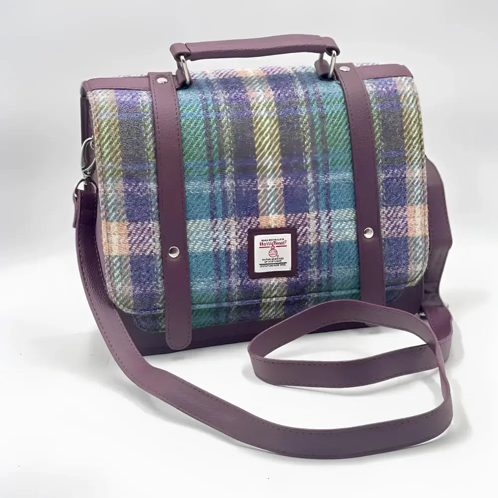 Ladies Messenger Bag in Harris Tweed
