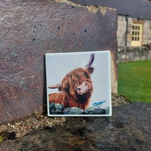 Little Birdie Coaster - Ceramic - Scottish Home
