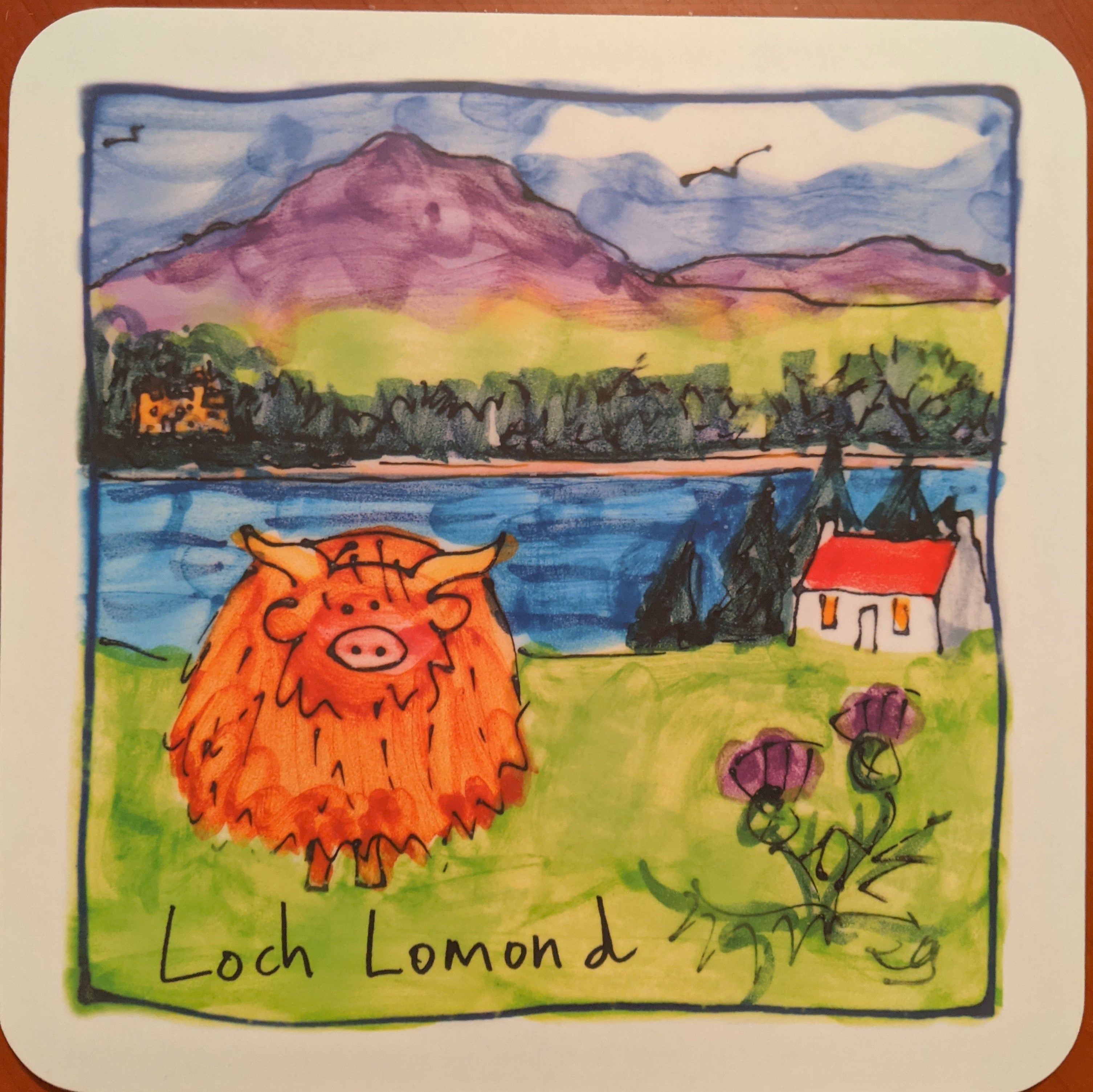 Loch Lomond Placemat | Elspeth Gardner | Scottish Creations