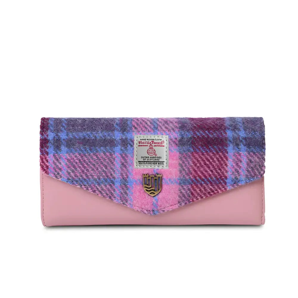 Long Clasp Purse in Harris Tweed