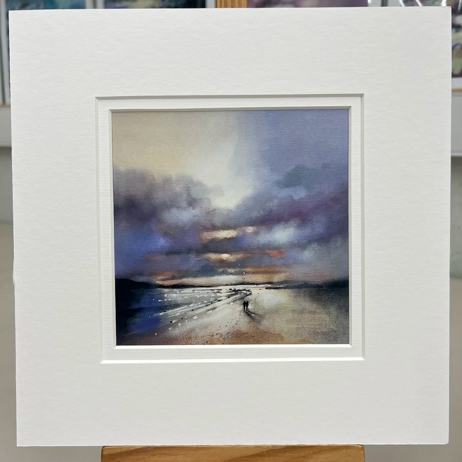 Greeting Card 'Footprints in the Sand, Luskentyre'