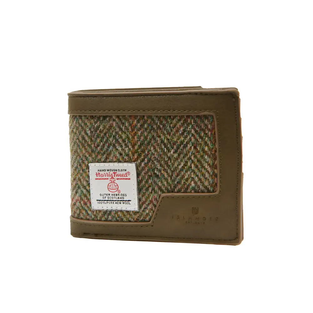 Men’s Wallet in Harris Tweed - Chestnut