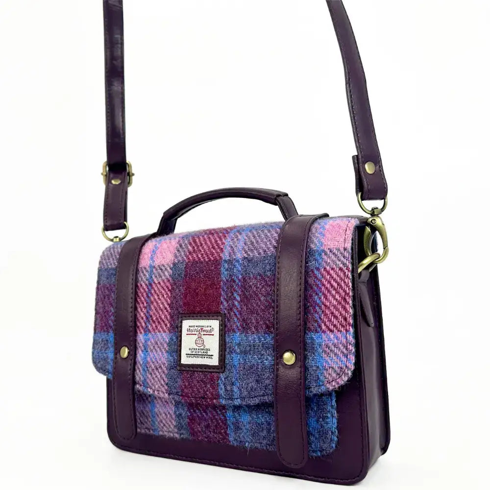 Mini Messenger Bag in Harris tweed - Tweed
