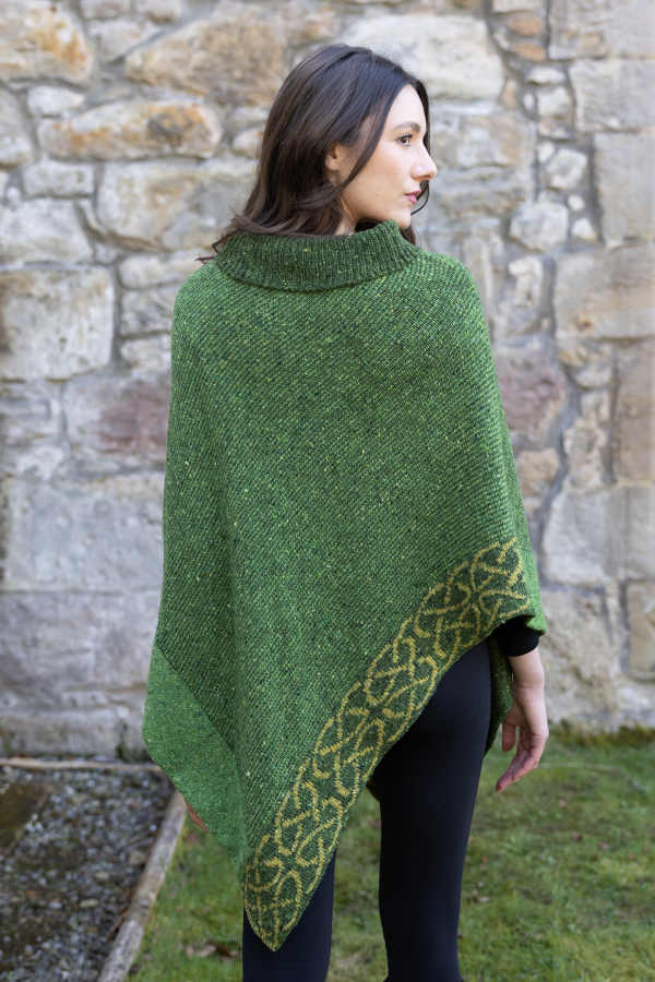 Mull Cape in Moss Donegal Wool | Bill Baber | Scottish Creations