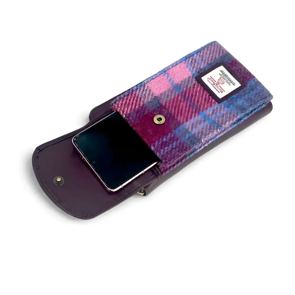 Phone Purse in Harris Tweed
