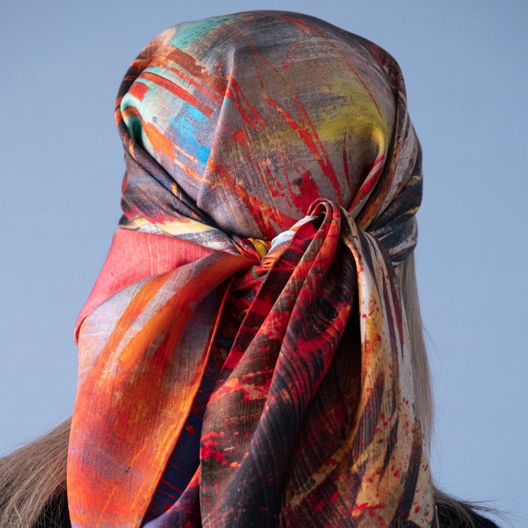 Radiant Light Silk Scarf | Fiona Matheson | Scottish Creations