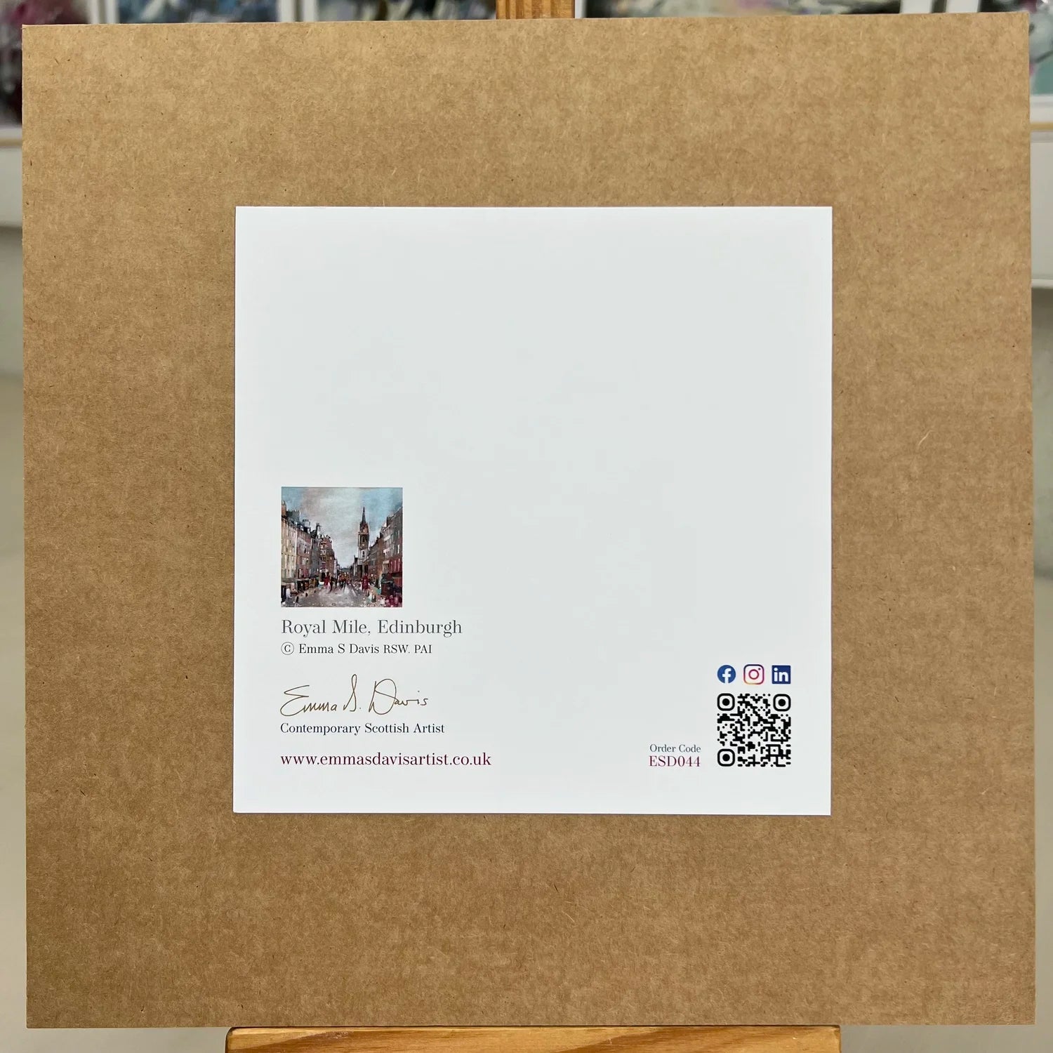 Greeting Card 'Royal Mile, Edinburgh'