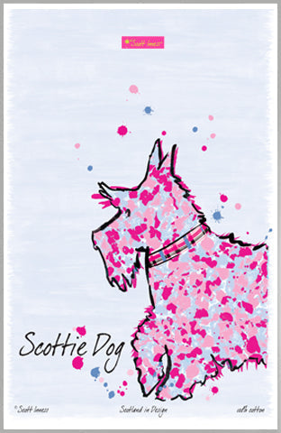 Scottie Dog Tea Towel | Scott Innes | Scottish Creations
