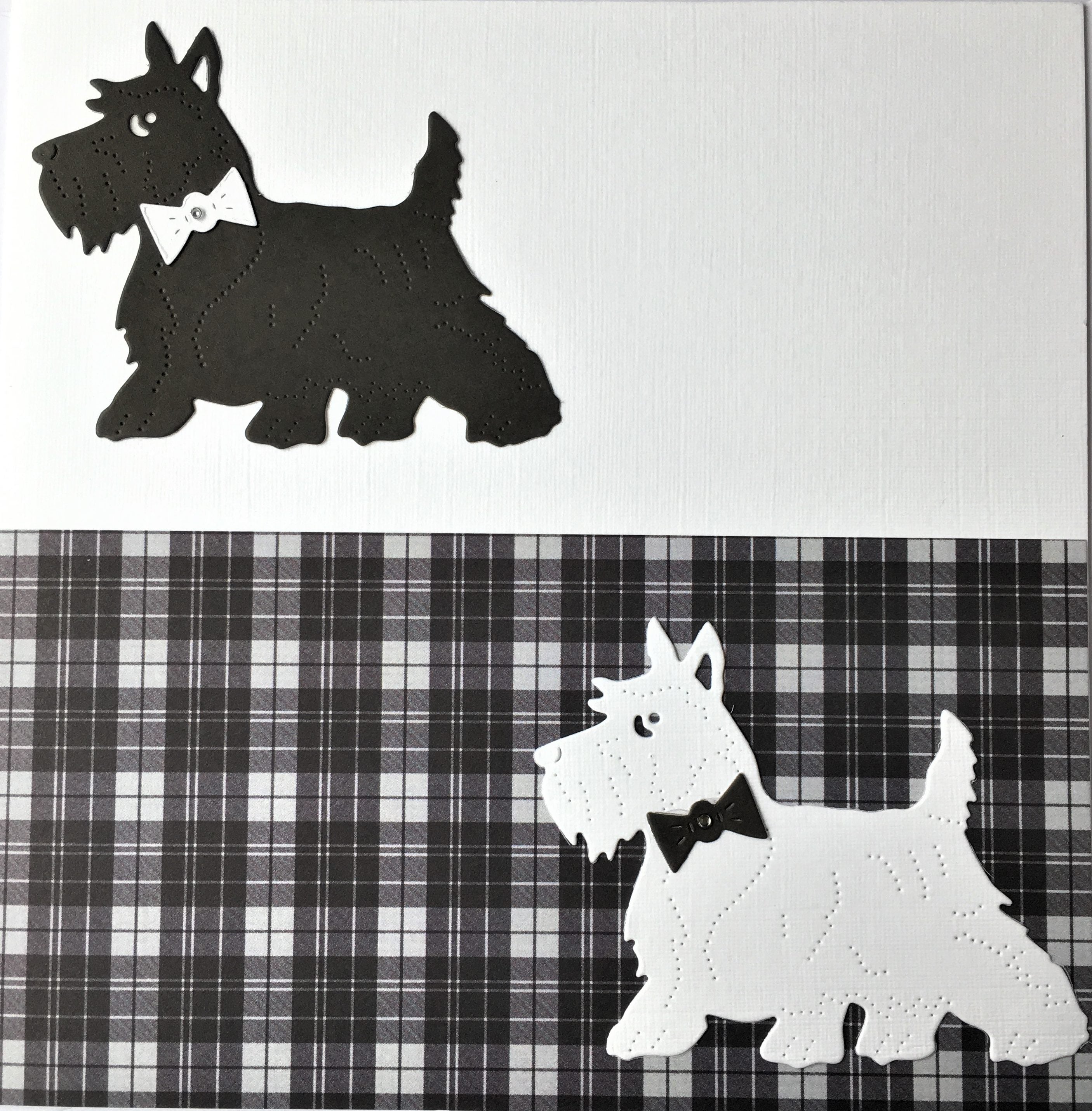 Scottie & Westie Dogs Card | Roseneath Studios | Scottish Creations