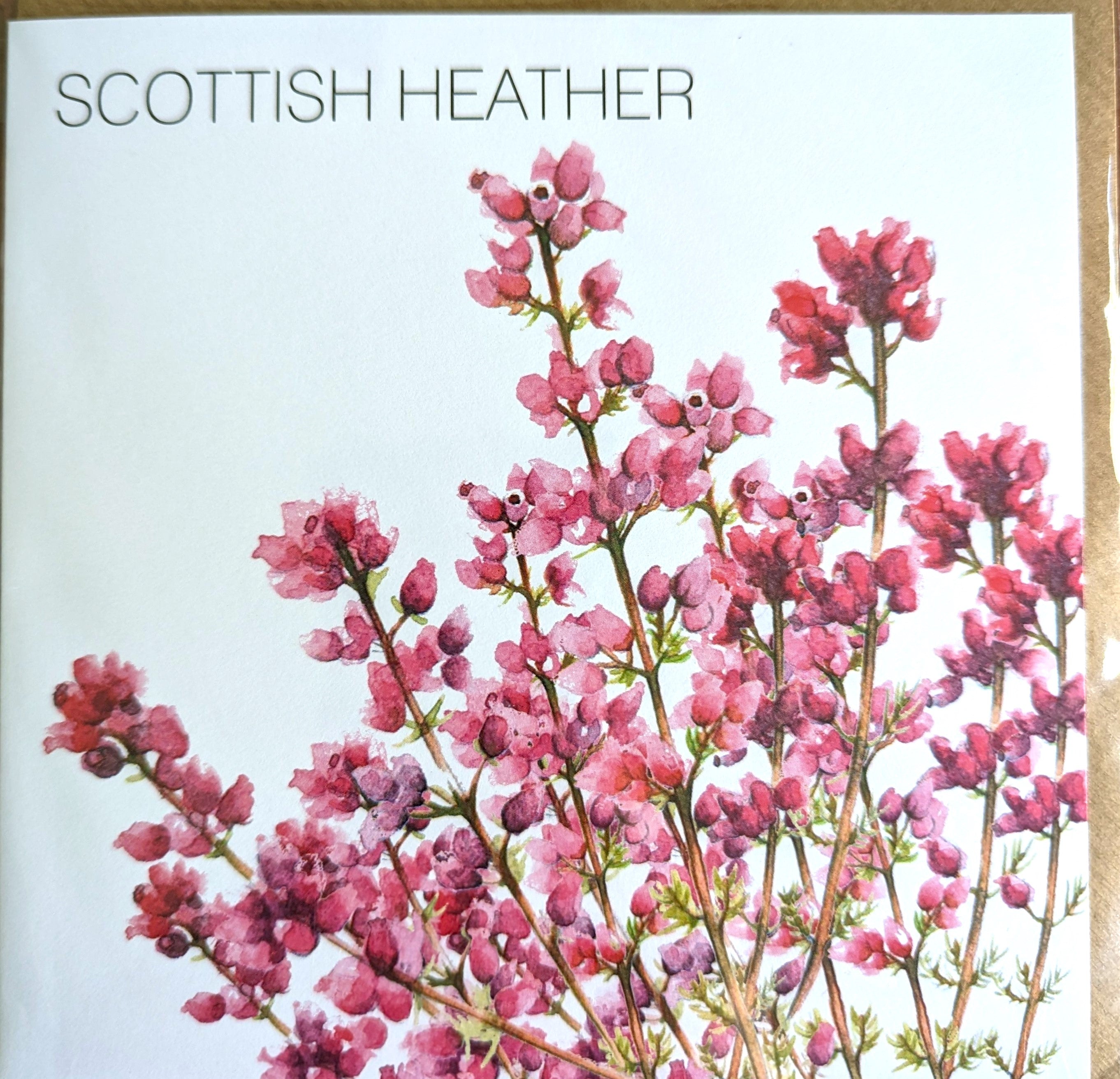 Scottish Heather Card | Clare Baird | Scottish Creations