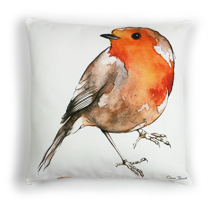Scottish Robin Pillow | Clare Baird | Scottish Creations