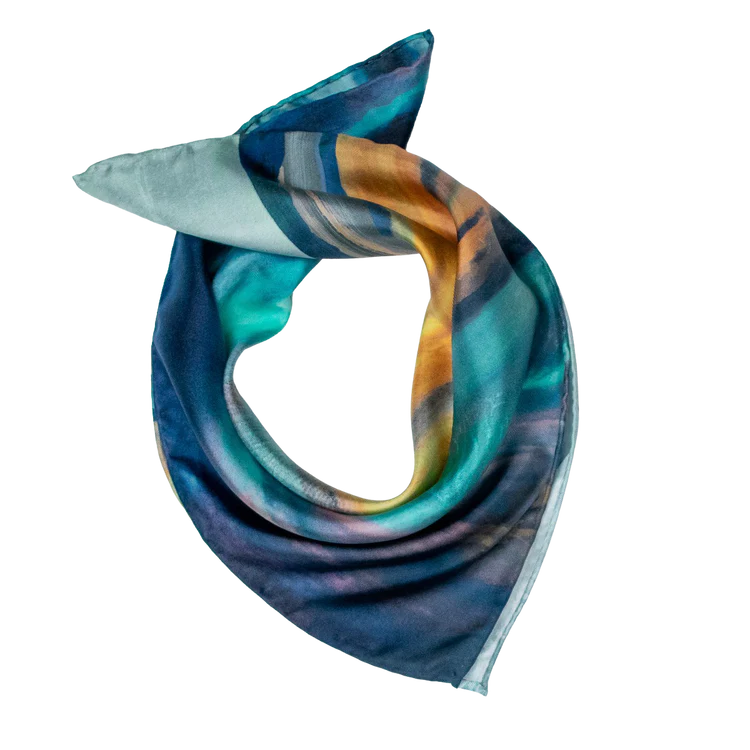 Silk scarf - The Western Isles | Cath Waters | Scottish Creations