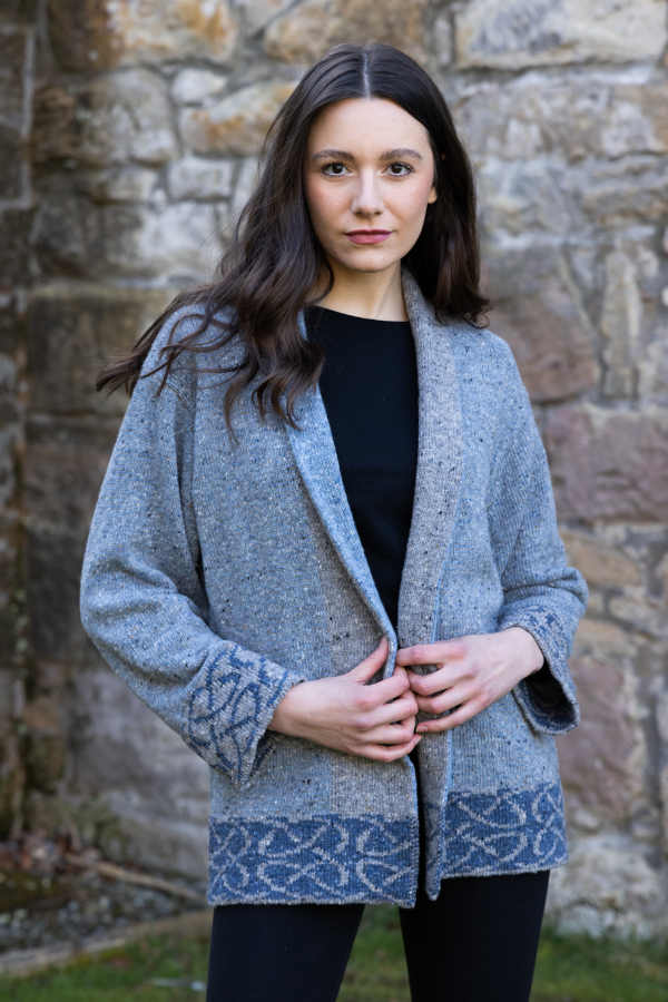 Skye Jacket in Sleet Merino Wool | Bill Baber | Scottish Creations