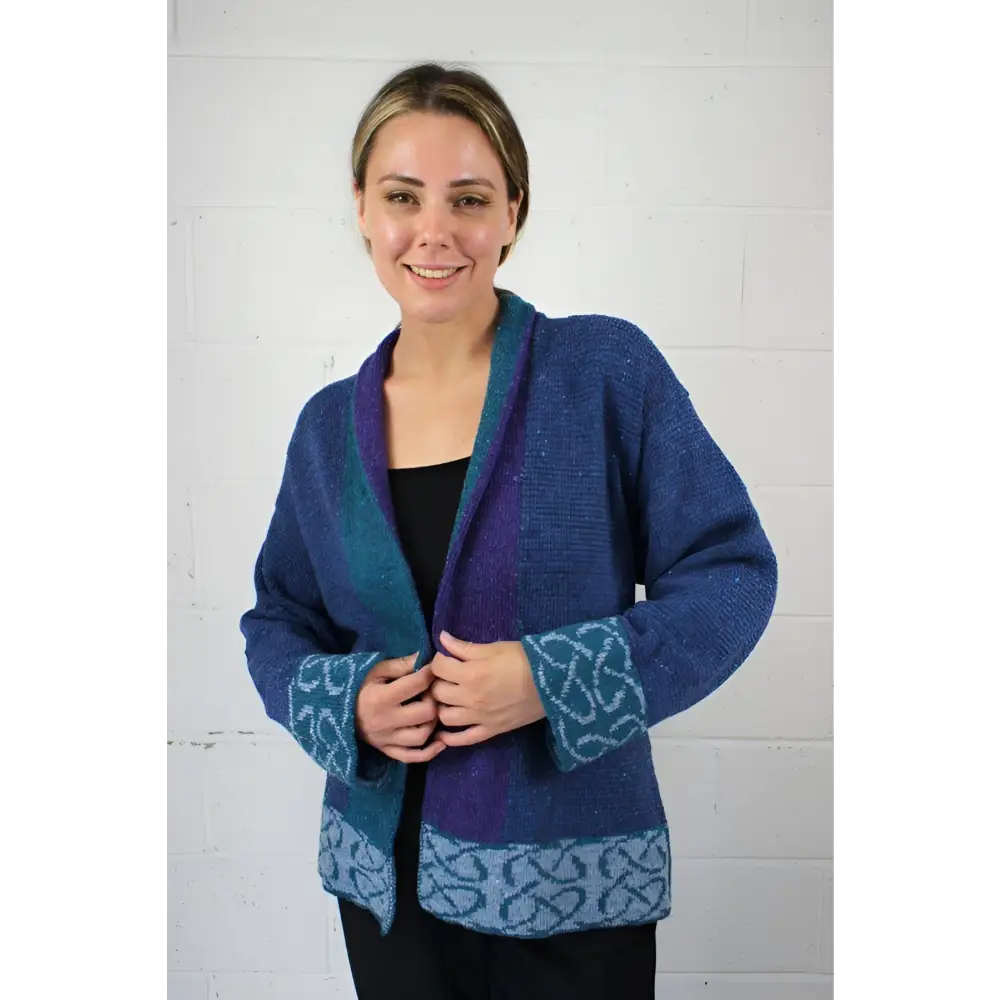 Skye Jacket in Thistle Merino Wool - Cosy Essentials