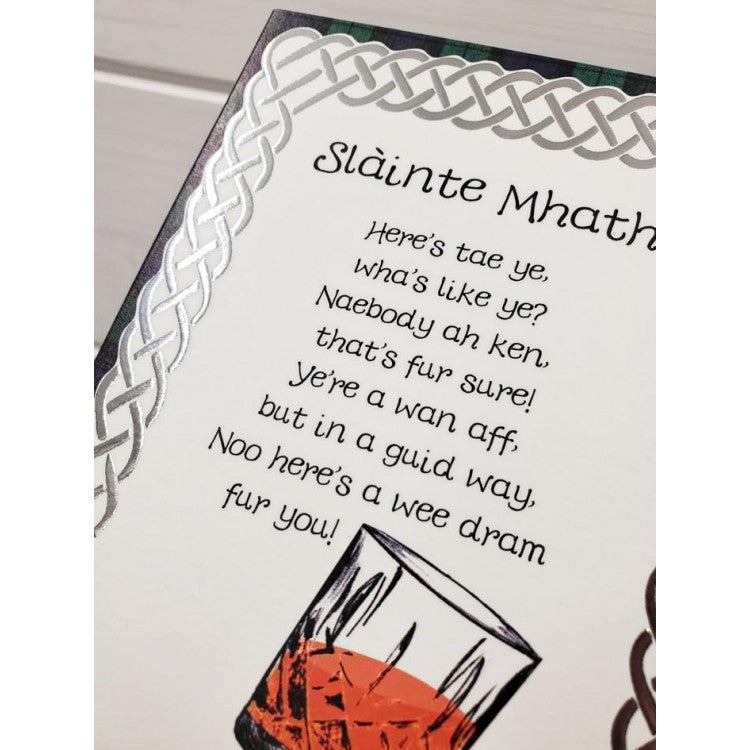 Slainte Mhath Card | Wee Wishes | Scottish Creations