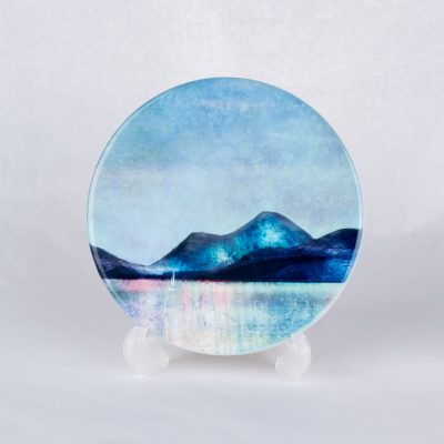 Sound of Mull Ceramic Coaster | Cath Waters | Scottish Creations