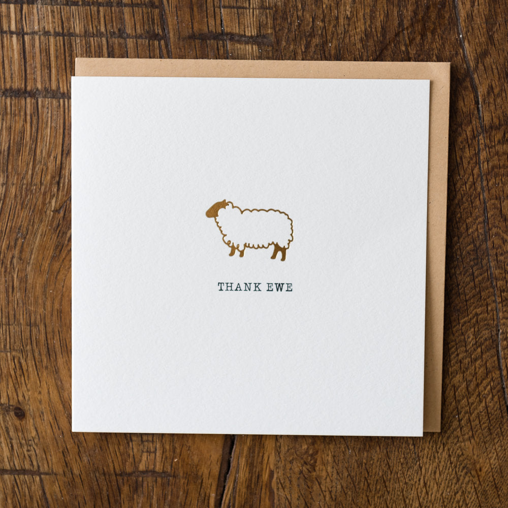 Thank You Card | Hairy Coo | Scottish Creations