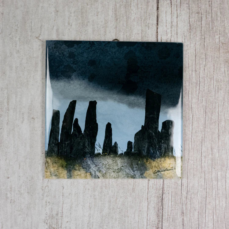 The Calanais Ceramic Tile | Cath Waters | Scottish Creations