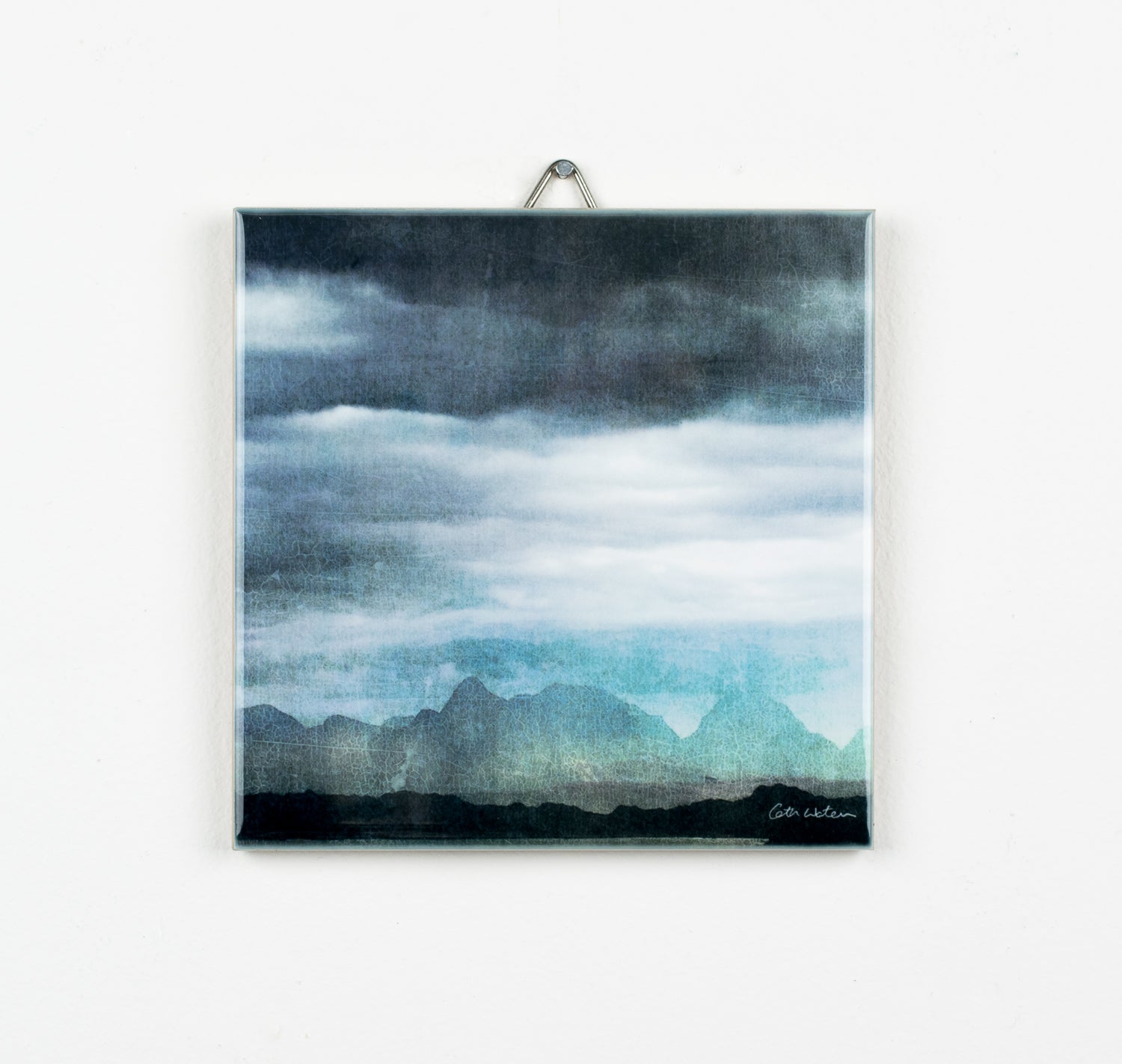 The Cuillins, Isle of Skye Ceramic Tile | Cath Waters | Scottish Creations