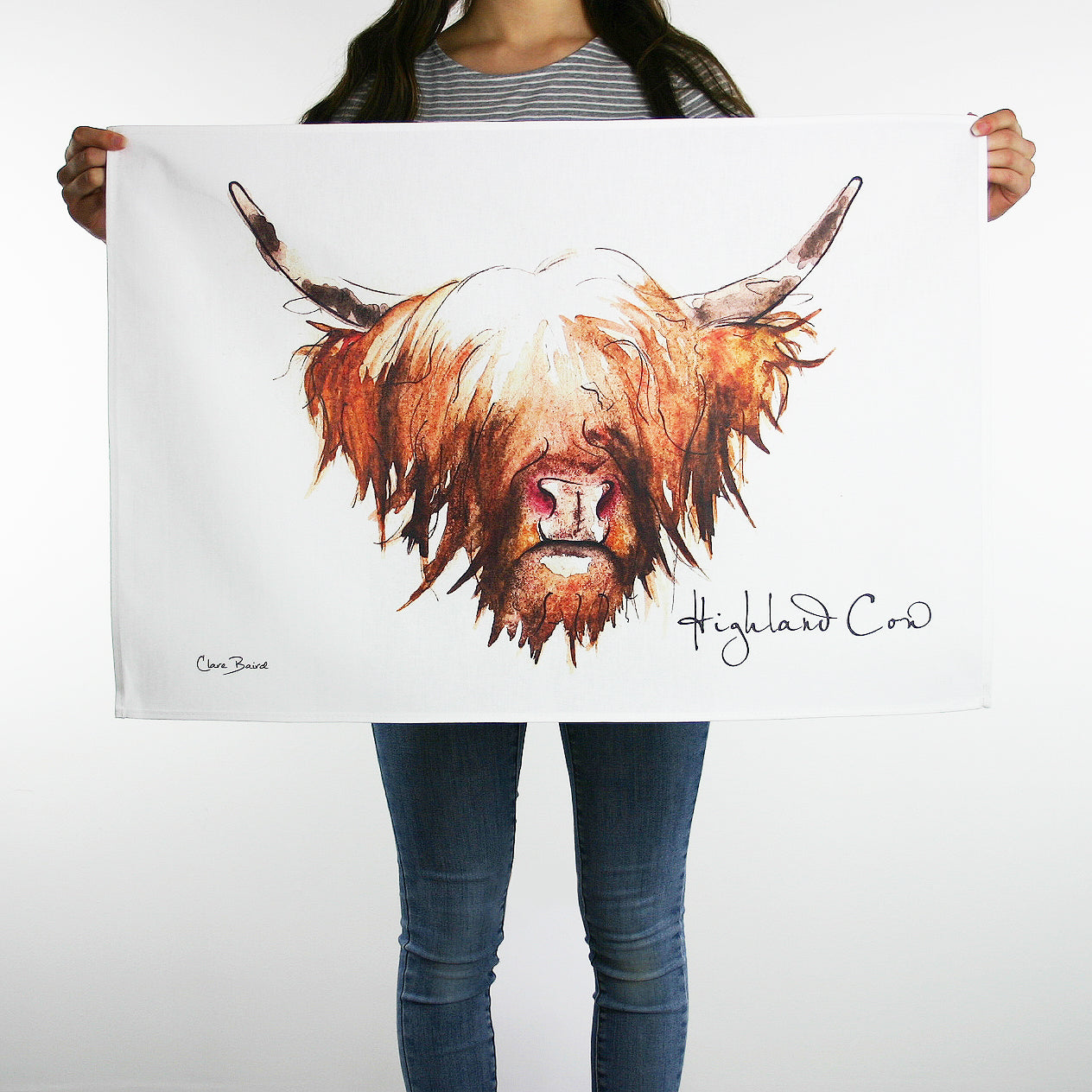 The Highland Cow Apron | Clare Baird | Scottish Creations