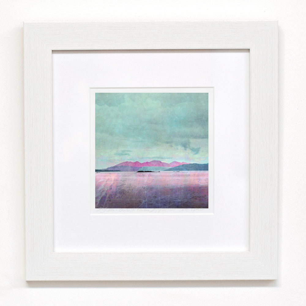 The Isle of Arran, over the Sound of Bute Print | Cath Waters | Scottish Creations