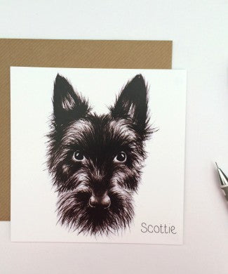 The Scottie Dog Card | Clare Baird | Scottish Creations