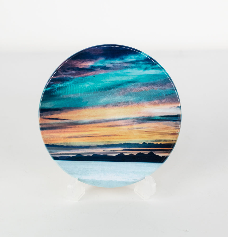 The Western Isles, Ceramic Coaster | Cath Waters | Scottish Creations