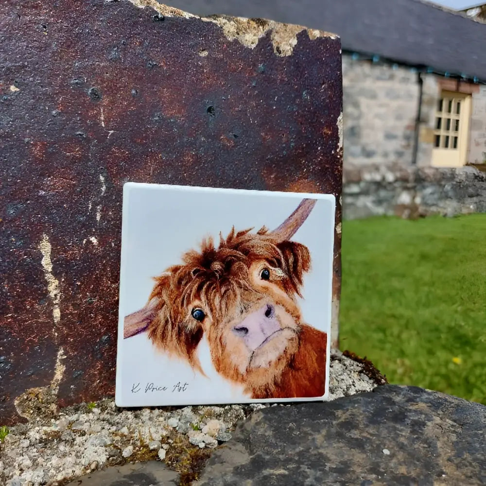 Tufty Coaster - Ceramic - Scottish Home