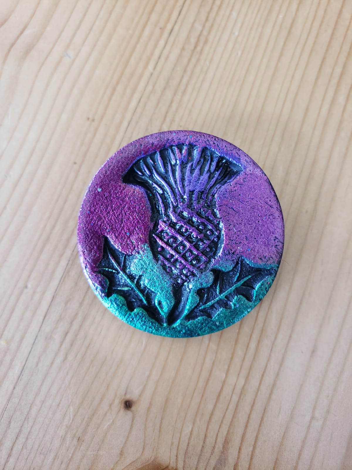 Wee Thistle Pin Brooch | Skaramanda | Scottish Creations