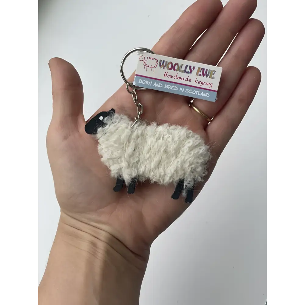 Woolly Ewe Keyrings - Scottish Home