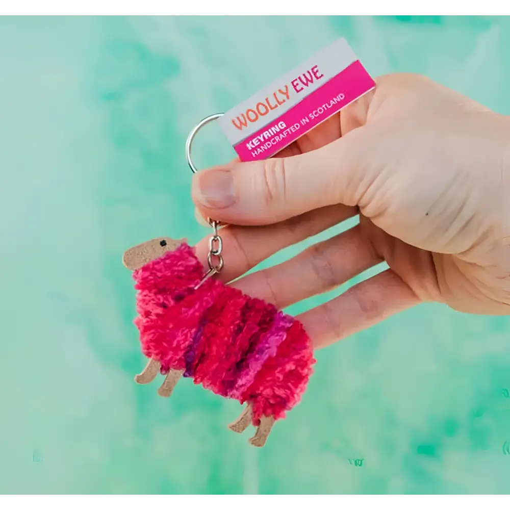 Woolly Ewe Keyrings - Scottish Home